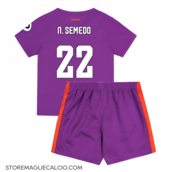 Wolves Nelson Semedo #22 Maglia Gara Terza Repliche 2024-25 Bambino Maniche Corte